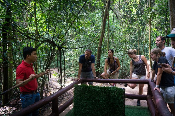Afternoon Cu Chi Tunnels - Small Group Half-Day Tour - That extra stop: handicapped people’s art shop and the heat factor
