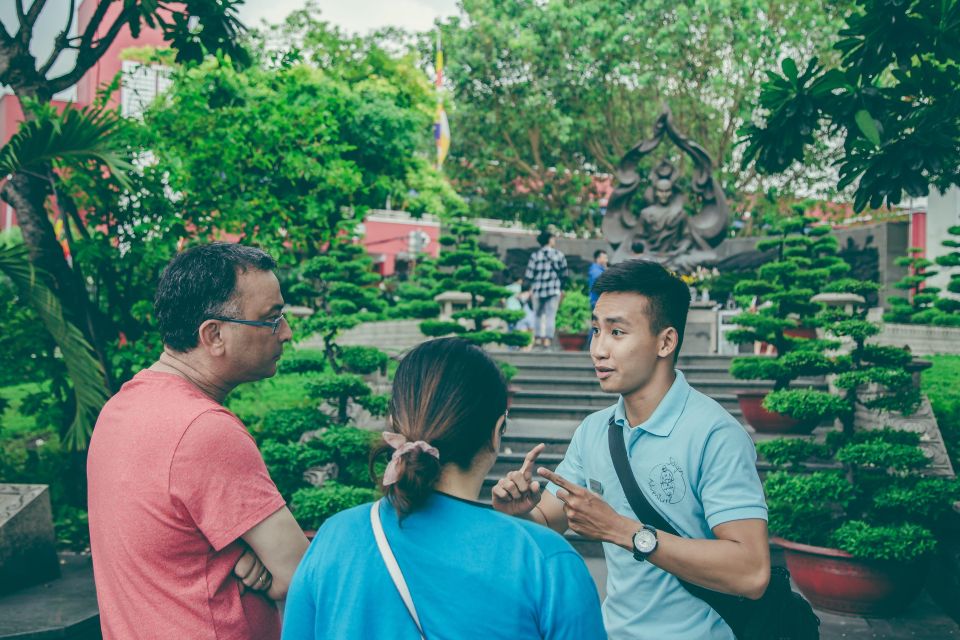 City Tour By Motorbike w/ War Museum & Reunification Palace - Jade Emperor Pagoda: a calmer stop with the right rules