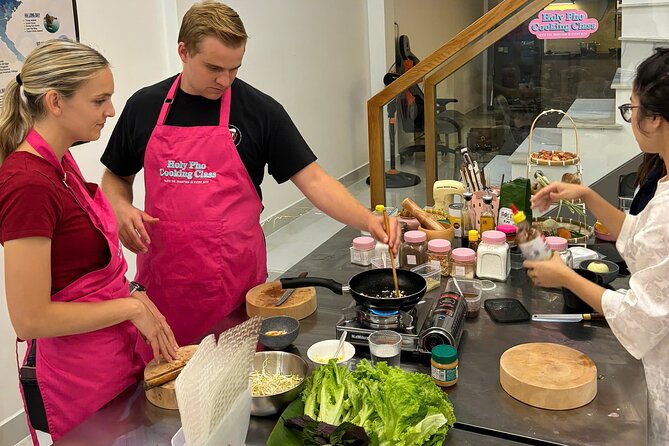 Cook 4 Local Vietnamese Dishes In Pink-themed Class & Market Tour - The 4-Course Menu: From Phở to Dessert in One Session