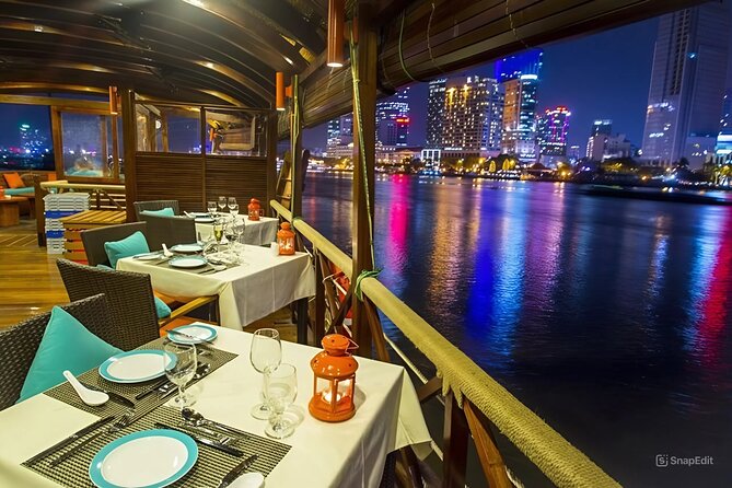 Dinner On Cruise In Ho Chi Minh City With Private Table - Dinner Onboard: Local + International, and the Realistic Expectation