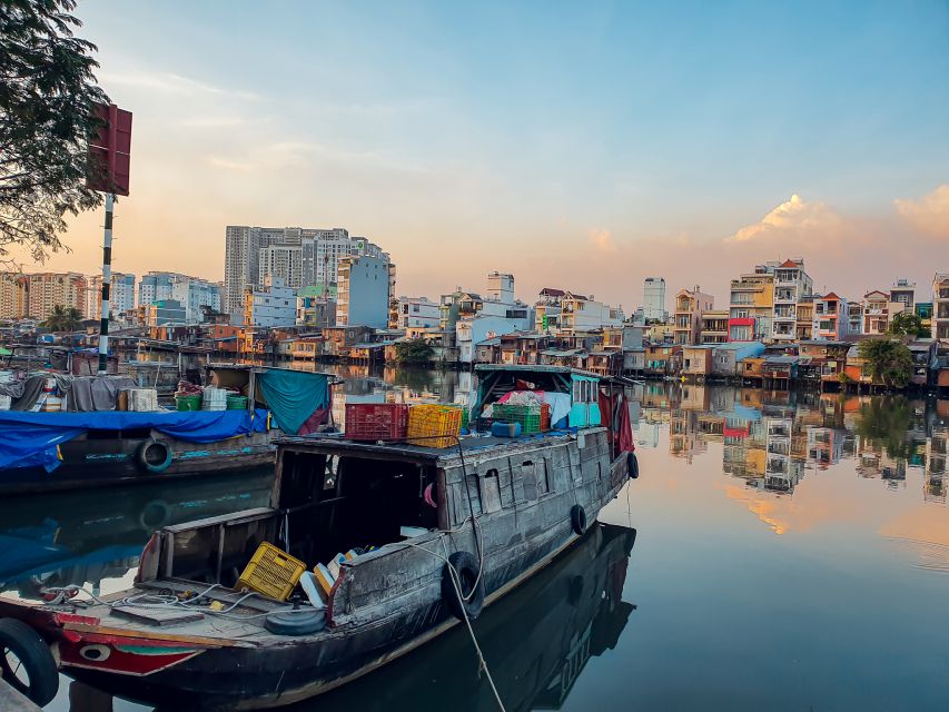 Discover Saigon's Local Sites and Culture by Motorbike - A mini Mekong in the city: the floating market stop