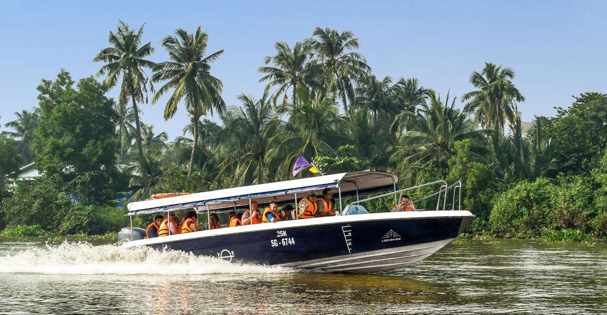 From Ho Chi Minh: Cu Chi Tunnels and VIP Speedboat Tour - The Saigon River Express ride: faster than road, calmer than you’d expect
