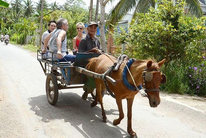 HCM:Mekong Delta Boat,Khotcake cooking Coconut Village,SmallGroup - Ben Tre coconut village: cycling, tuk tuk, candy workshops, and real snacks
