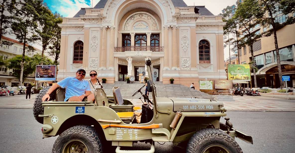Ho Chi Minh City: Guided Private Tour by Open Air Jeep - Riding an Open-Air Jeep Through Ho Chi Minh City’s Big Contrasts