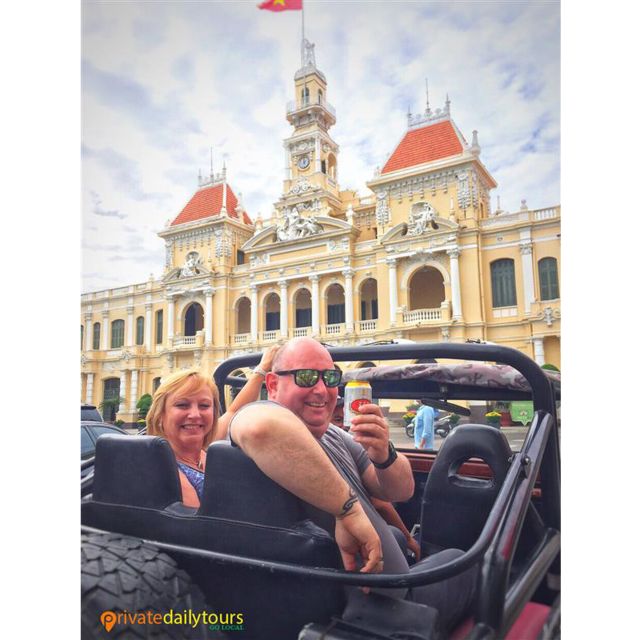 Ho Chi Minh City: Guided Private Tour by Open Air Jeep - Đường Phố Time: Đồng Khởi and Nguyễn Huế From a Moving Seat