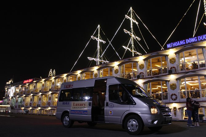 Ho Chi Minh City Night Light - Dinner on Cruise Luxury - Hotel Pickup at 5:30 pm and the Ride Start