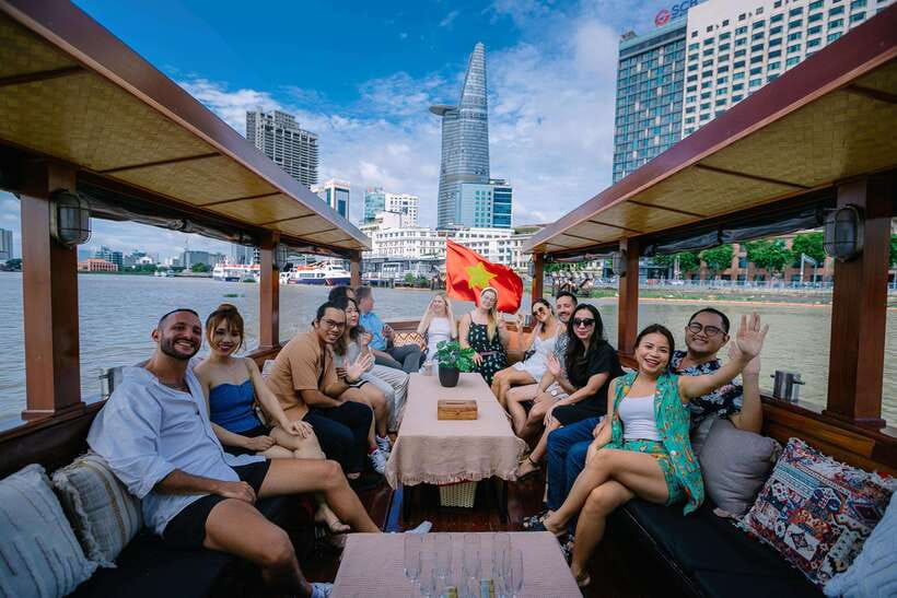 Ho Chi Minh City: Saigon River Boutique Cruise - Sliding roof comfort: sun, rain, and better photos