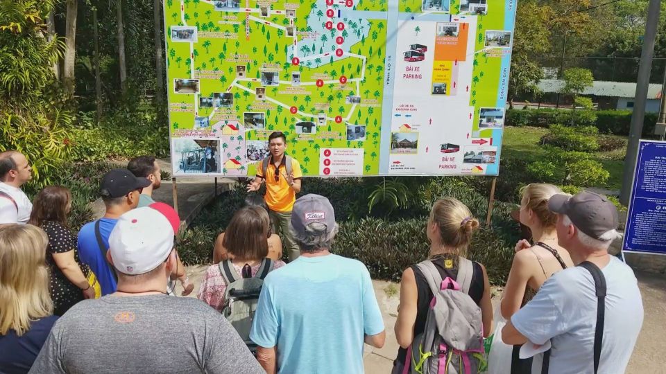 Ho Chi Minh: Full-Day Cu Chi Tunnels and Mekong Delta Tour - Coconut island, tropical fruit, honey tea, and a live music moment