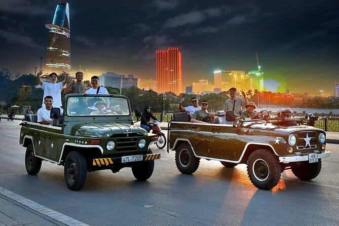 Jeep Tour Saigon By Night : FRESH SEAFOOD, STREET FOOD & SKY BAR - Key things to know before you go