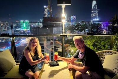 Private Jeep City Tour Saigon by Night and Skybar Drink - Independence Palace at night: where the city’s story turns