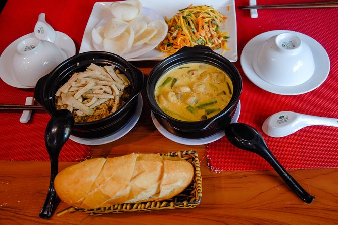 Private Vegan Food Tour By Scooter in Ho Chi Minh City - District 5 Night Streets and the Saigon River Ride