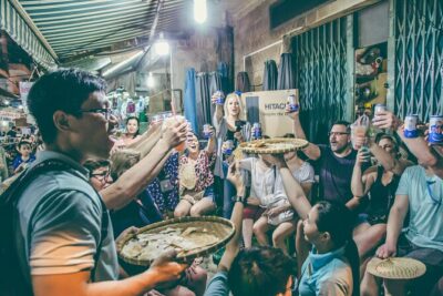 Saigon After Dark Night Tour by Scooter + 7 tastings - Getting picked up and starting around 6:00 pm