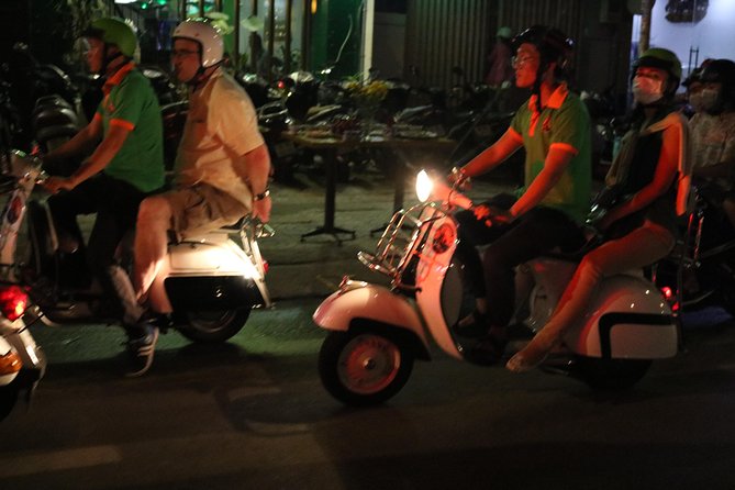 Saigon After Dark Vespa Street Food Tour + Live Music 4 hours - Practical Expectations for Your Evening