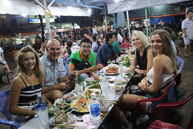 Saigon After Dark Vespa Street Food Tour + Live Music 4 hours - Hotel Pickup, Small Group Size, and the 6:00 pm Start