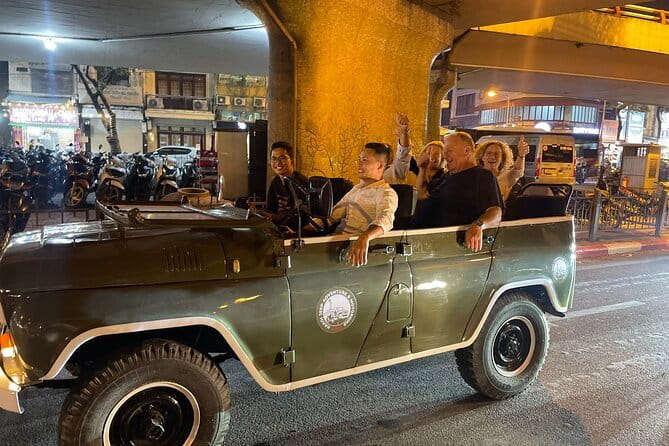 Saigon By Night Open Air Jeep Street Food Tour Experience - Riding an open-air jeep through Saigon at night