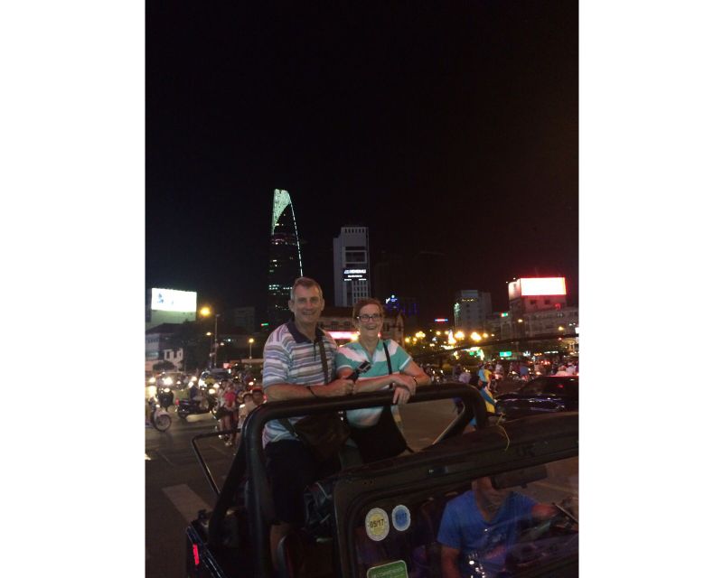 Saigon by Night: Private City Tour by Jeep and Skybar Drink - Meeting Up and Riding Saigon by Jeep at Night
