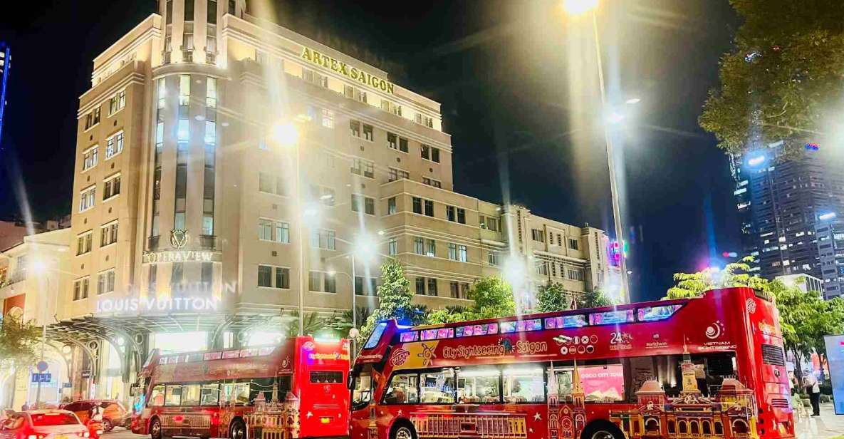 Saigon: City Sightseeing 45-Minute Panoramic Night Tour - A $7 night bus that still feels worth it