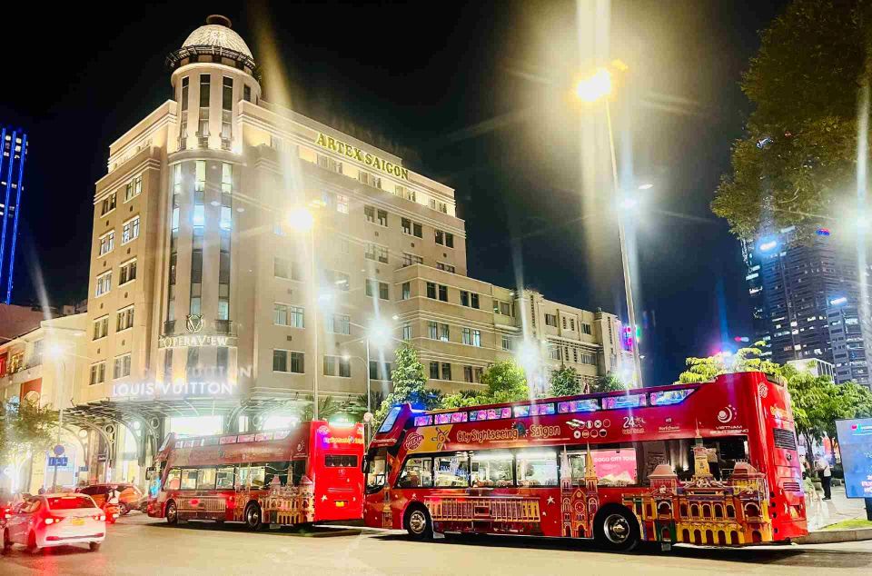Saigon: City Sightseeing 45-Minute Panoramic Night Tour - The route: each stop and what it’s good for at night