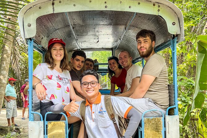 Small-Group Mekong Delta Day Trip: Boat Ride, Cottages & Pagoda - Afternoon pace: garden time, biking, and rain reality